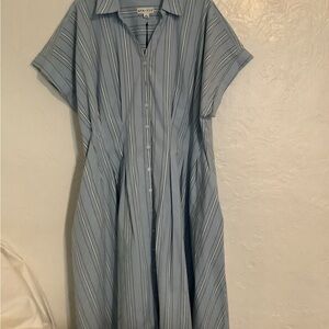 Ava & Viv Light Blue Striped Shirt